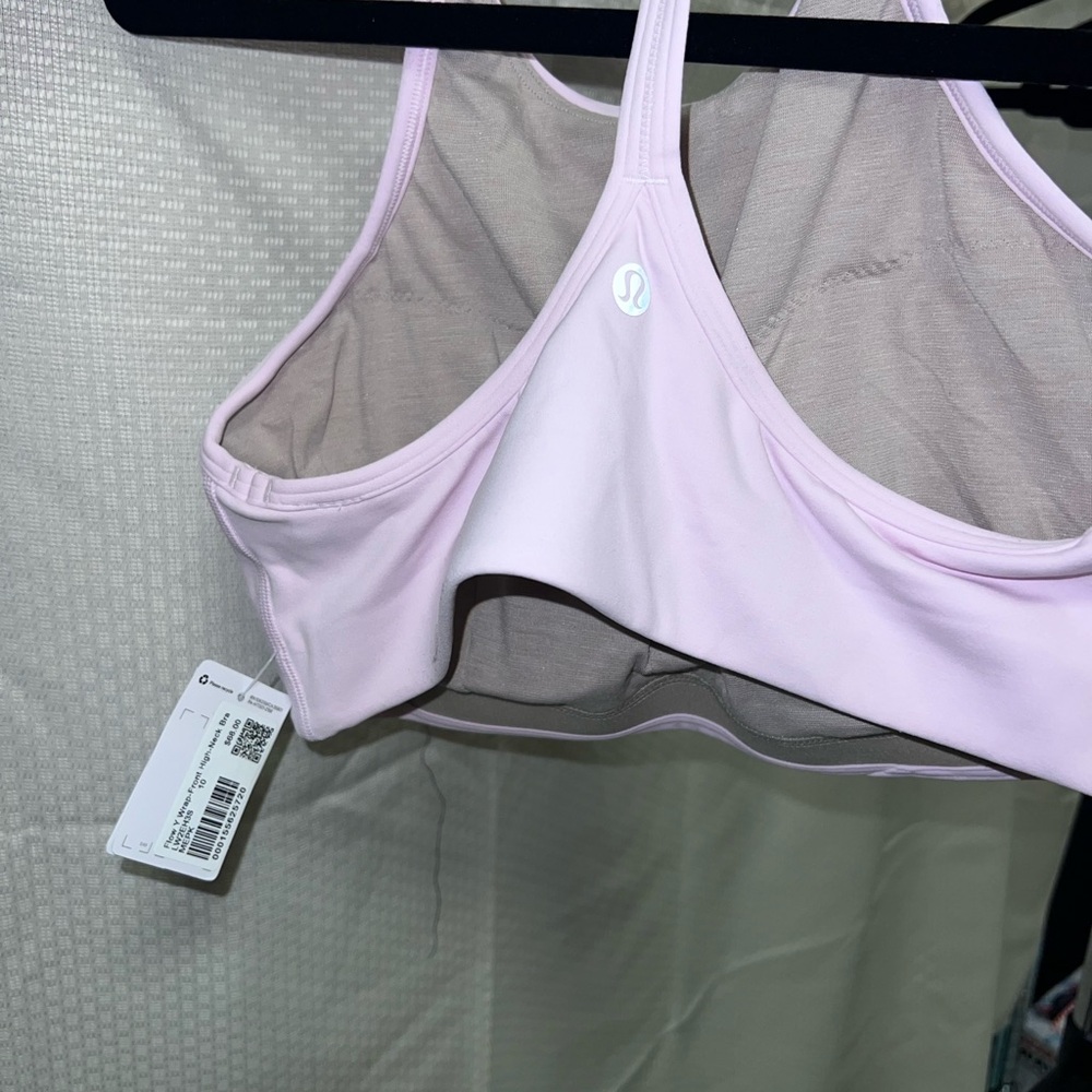 NWT LuLuLemon flow Y neck front wrap high neck bra - Picture 3 of 4